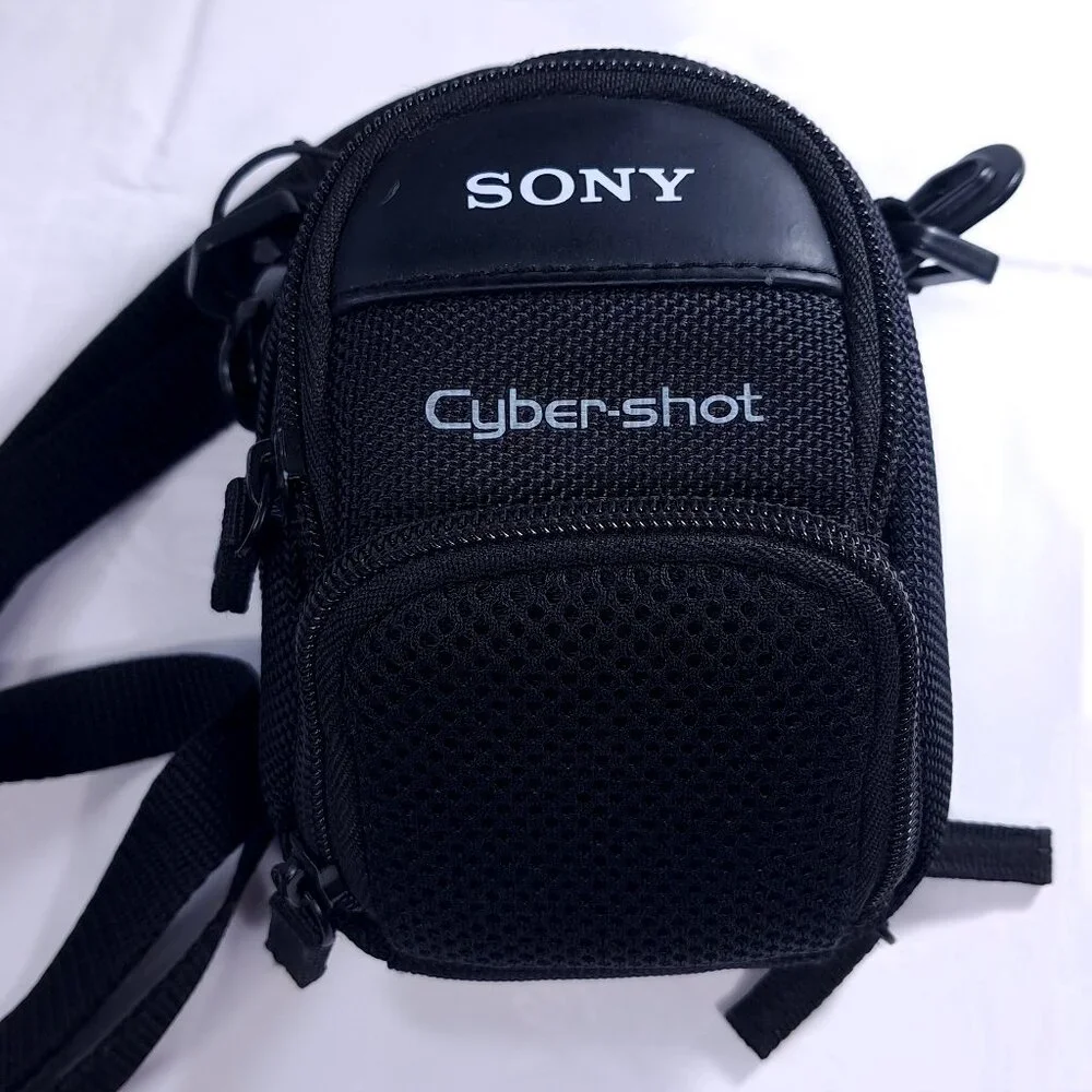 Sony Cyber-Shot Camera digital Compact Carrying Bag‎ case pouch black LCS-CSD